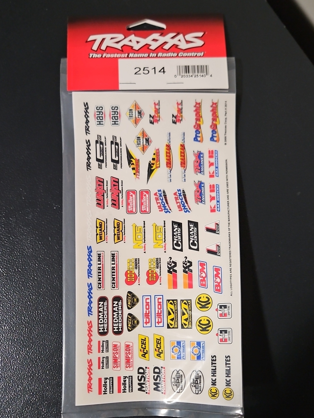 Traxxas 2514 RC Truck Racing Sponsors Decal Sheet Baja Off-road Buggy Losi Rc10